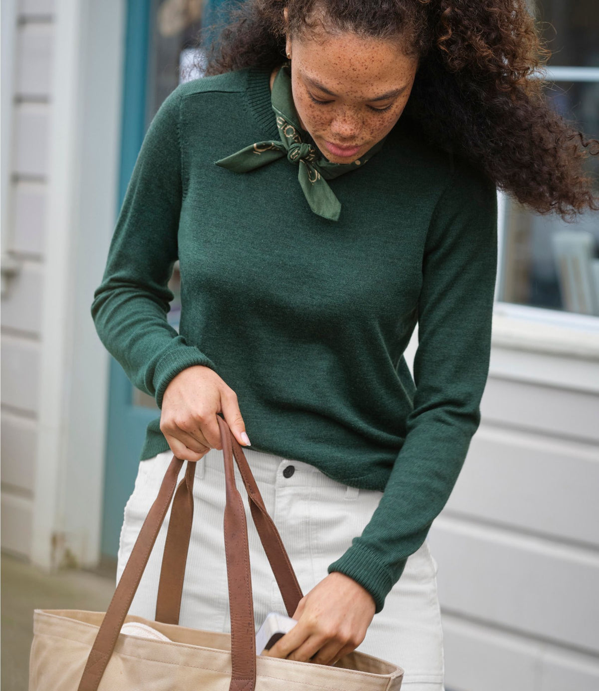 Women's Essential Merino Wool Sweater, Crewneck