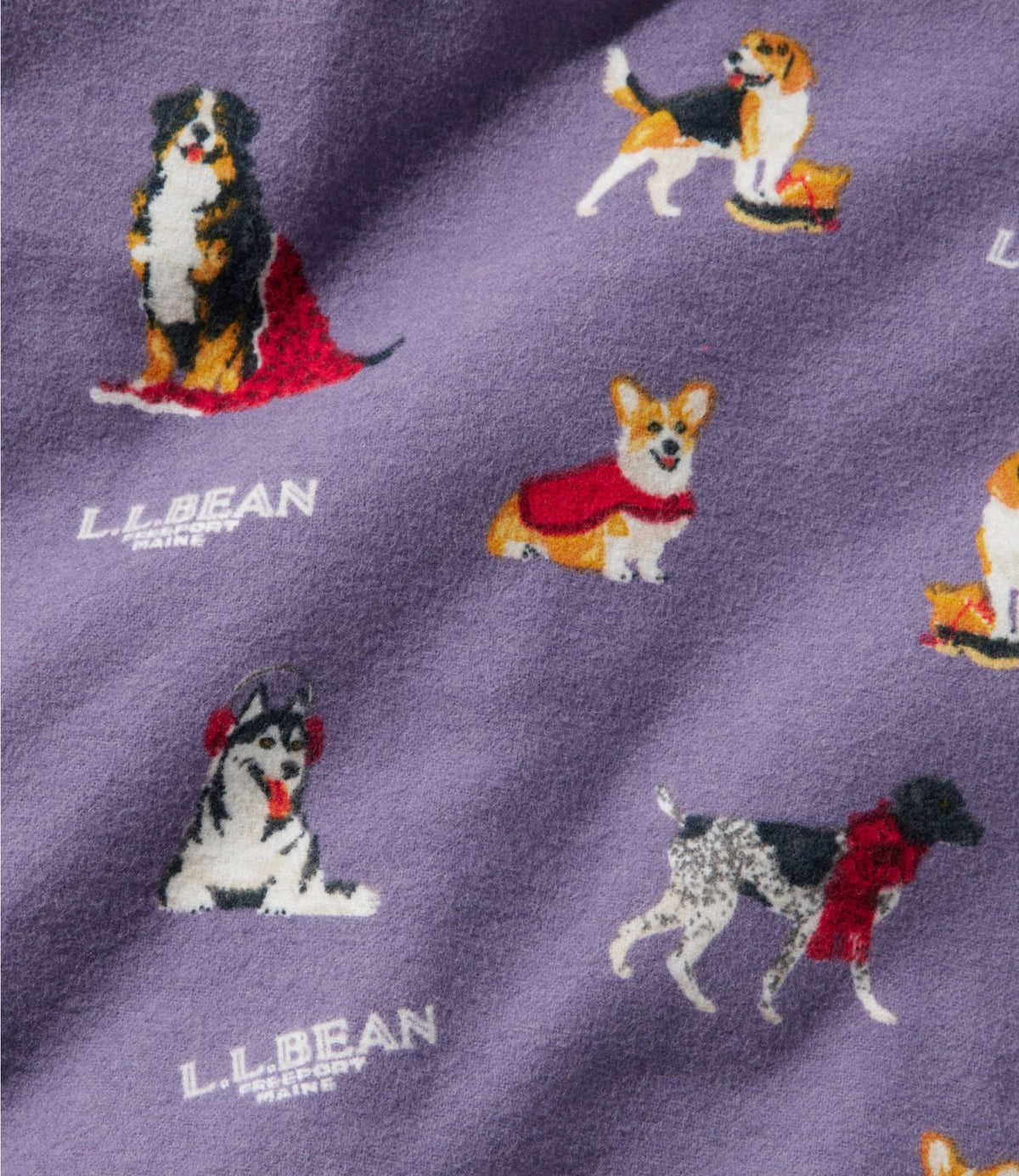 Women's L.L.Bean Flannel Sleep Pants, Print
