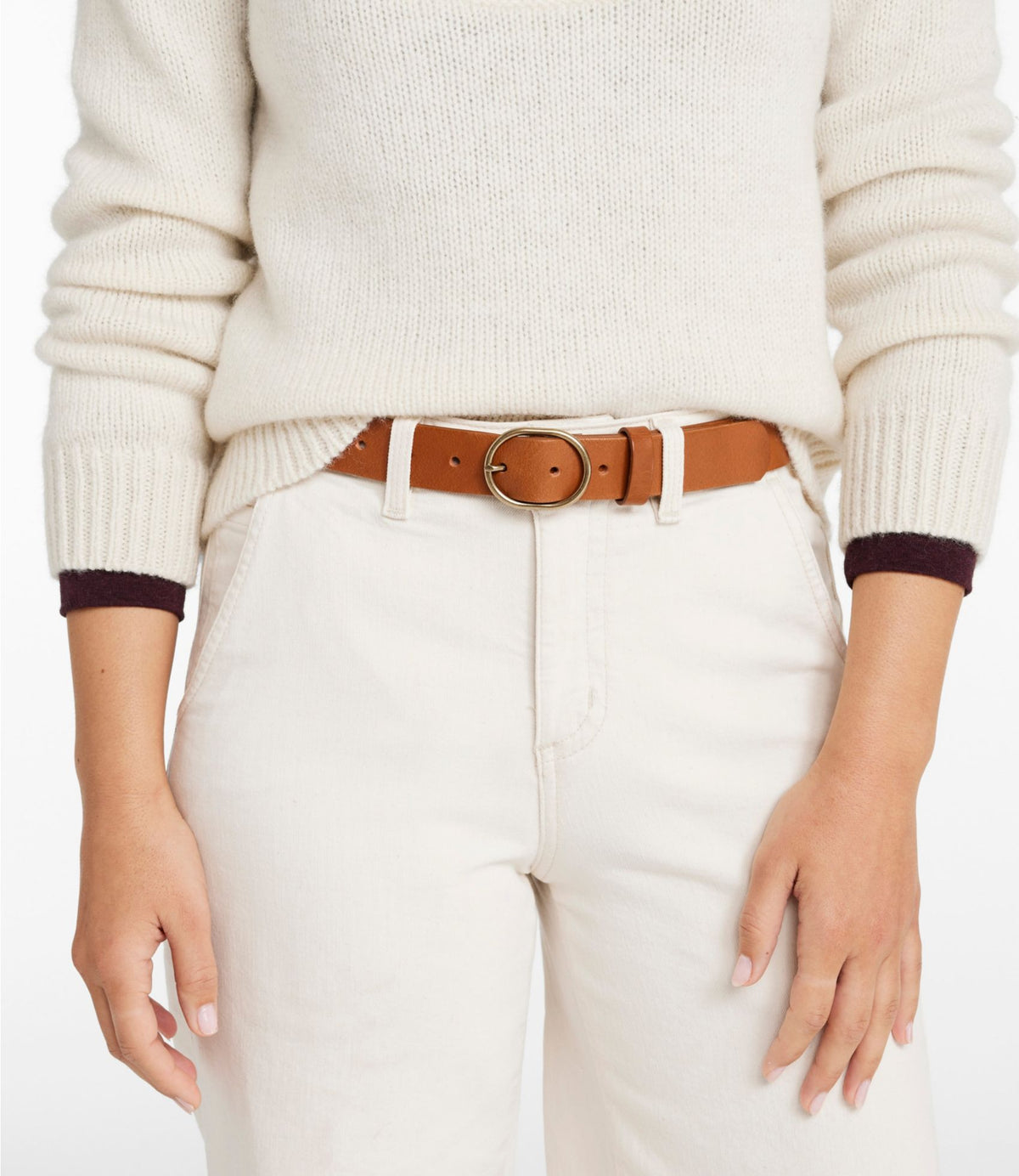 Women's L.L.Bean Oval Buckle Belt