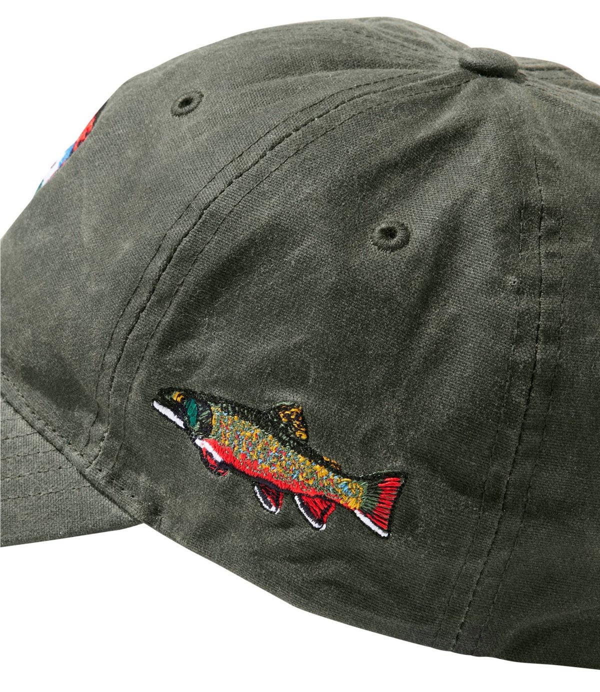 Adults' MIF&W Waxcloth Hat, Brook Trout