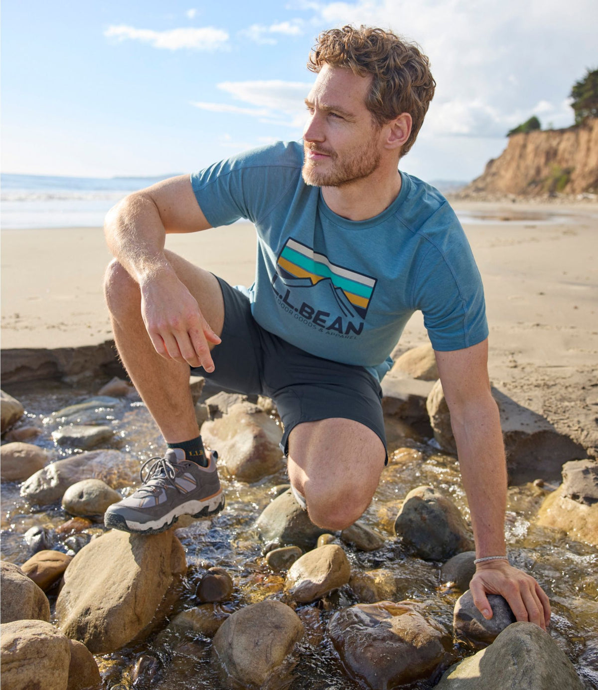 Men's Everyday SunSmart® Tee, Short-Sleeve, Logo