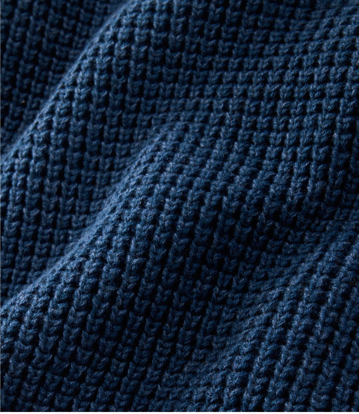 Men's L.L.Bean Organic Cotton Waffle Sweater, Rollneck Crew