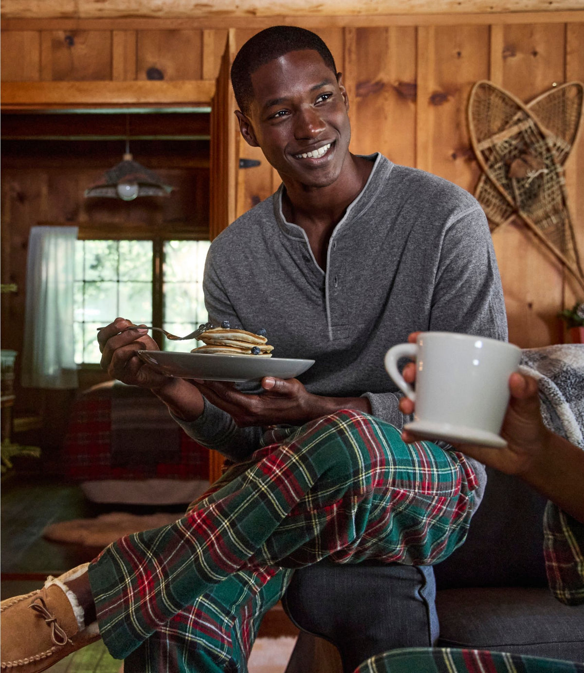 Men's Scotch Plaid Flannel Sleep Pants