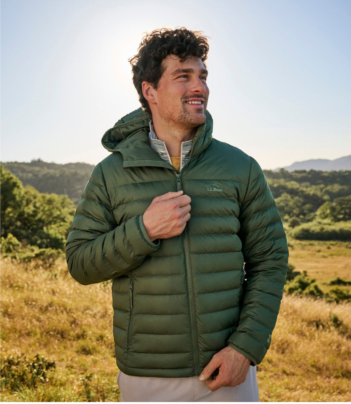 Men's Access Down Hooded Puffer