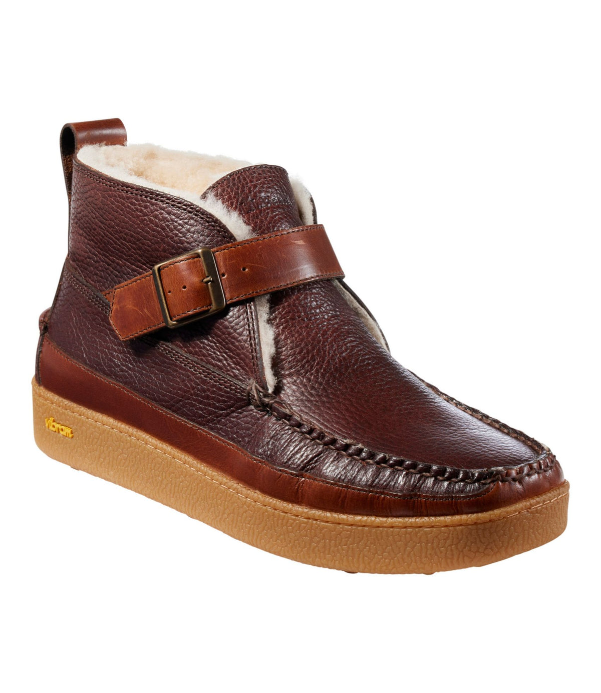 Men's Lodge Moc Vibram® Buckle Boots, Shearling