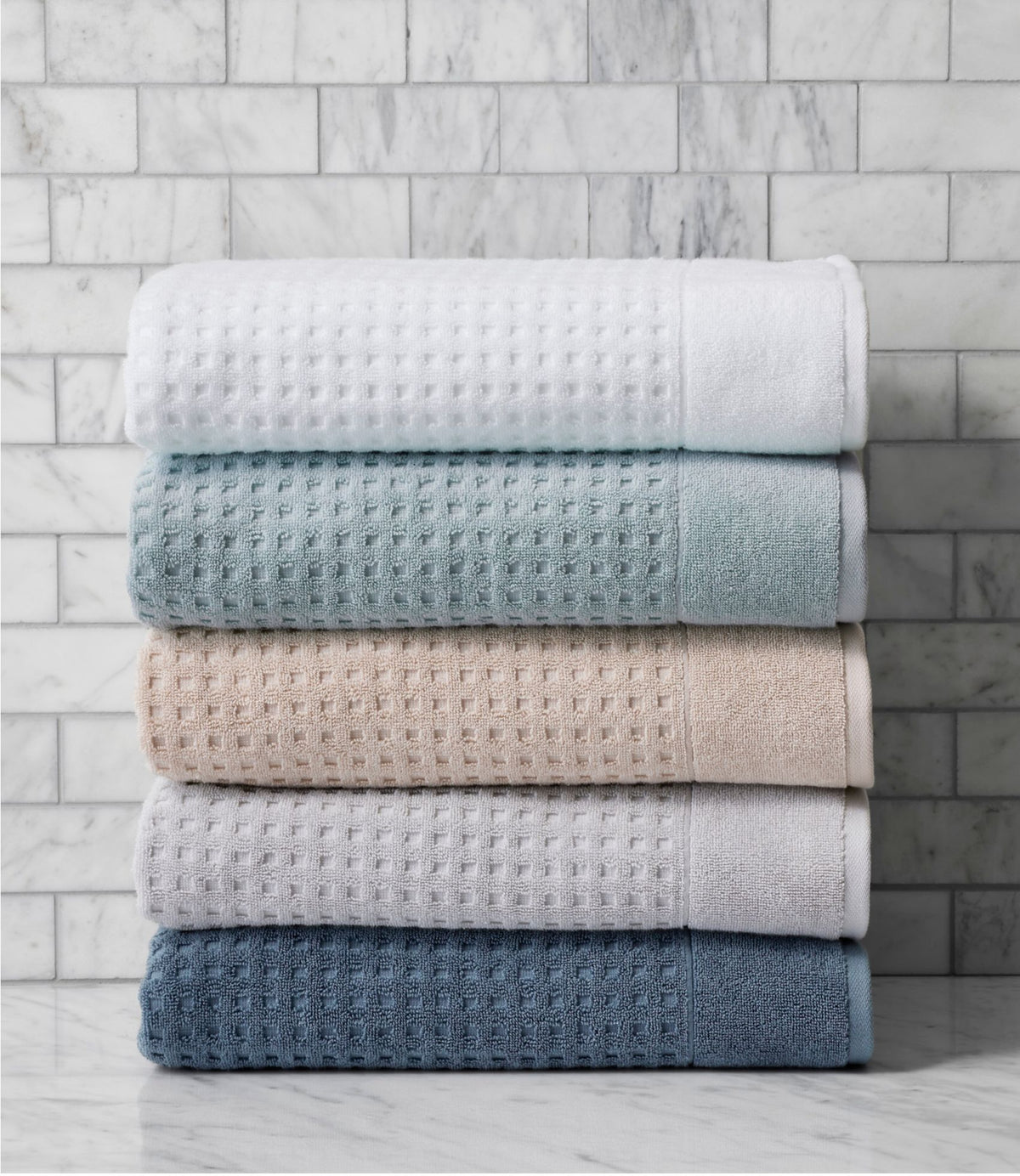 Waffle Cotton Towel Set