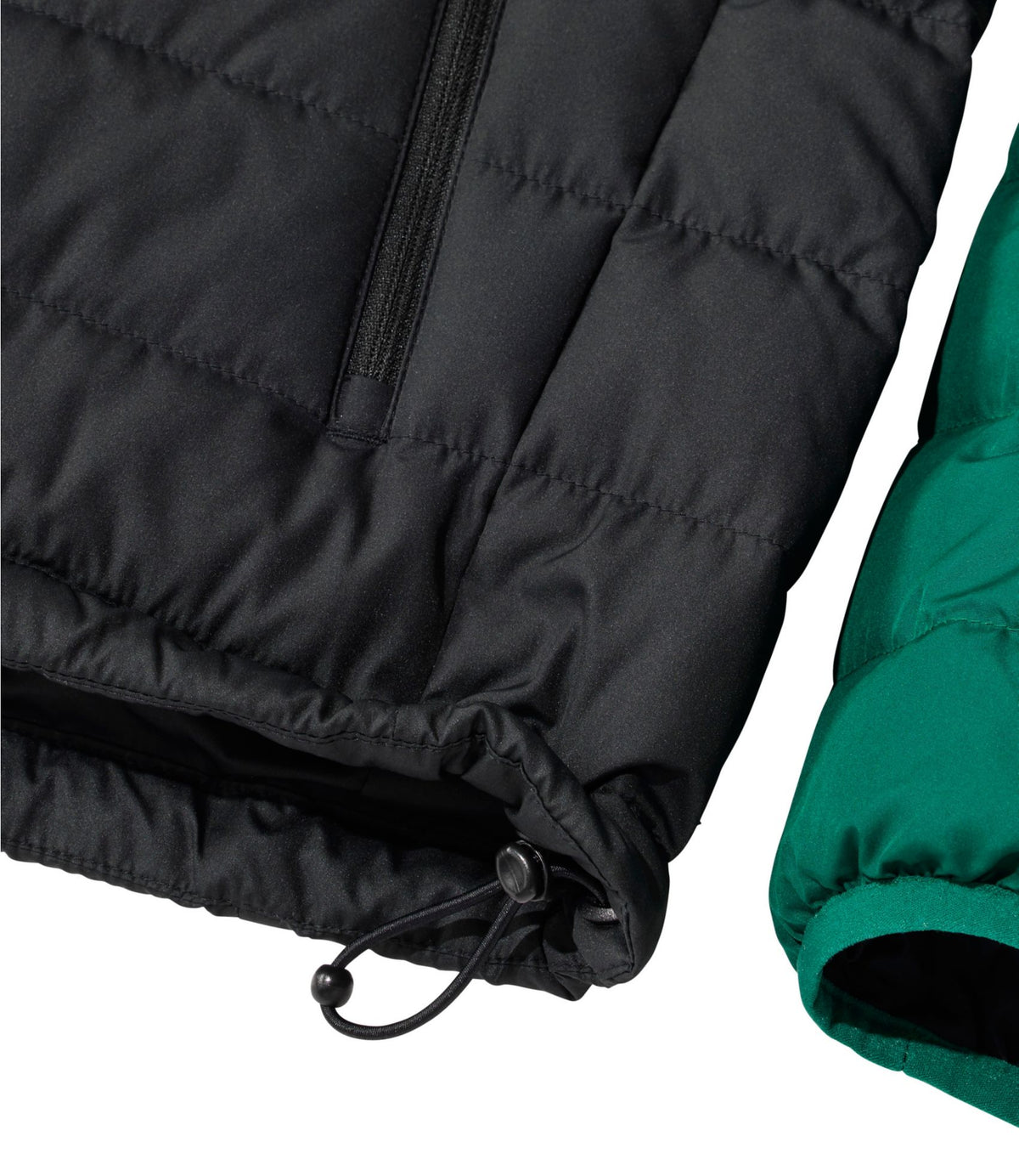 Men's Bean's Down Hooded Jacket, Colorblock