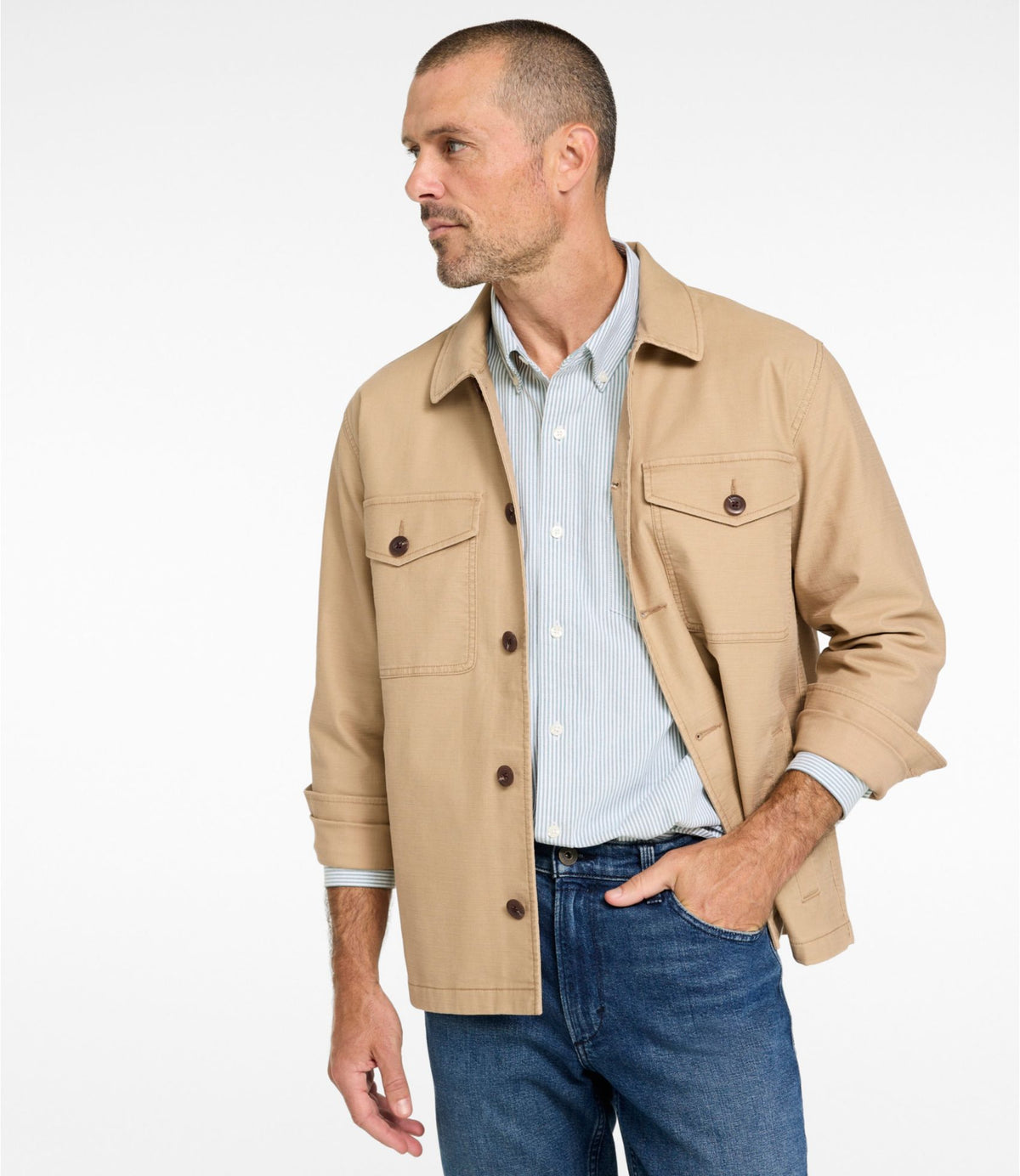 Men's 1912 Field Shirt Jacket, Slightly Fitted