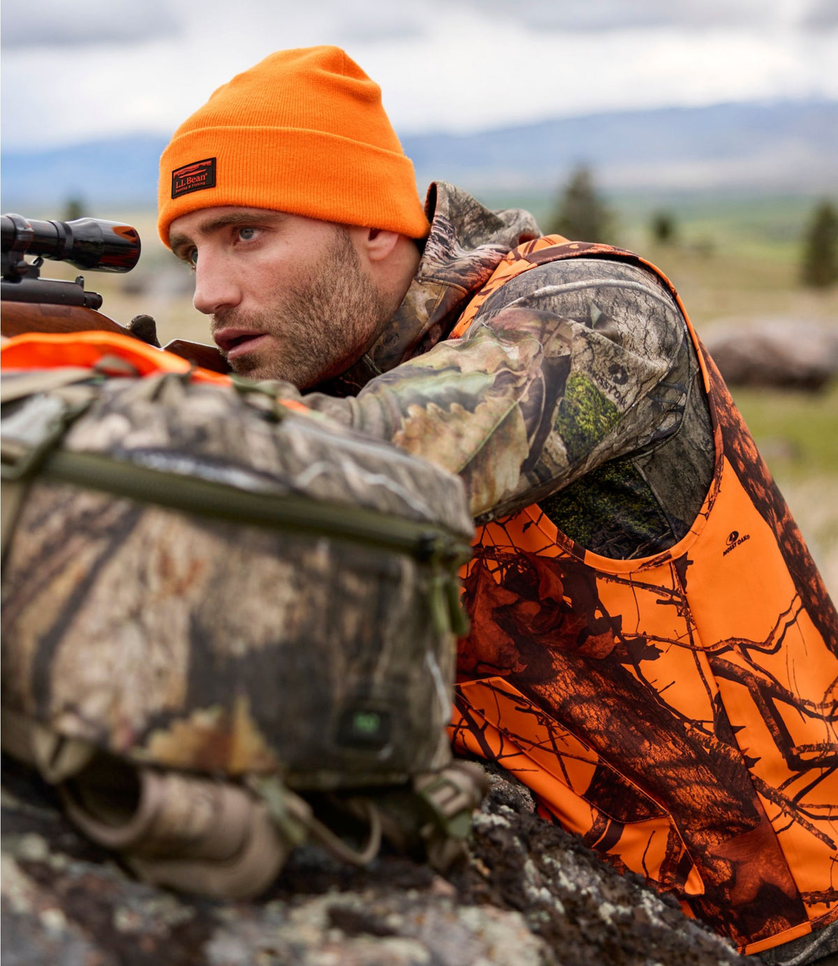 Adults' Big Game Hunting Safety Vest, Camouflage