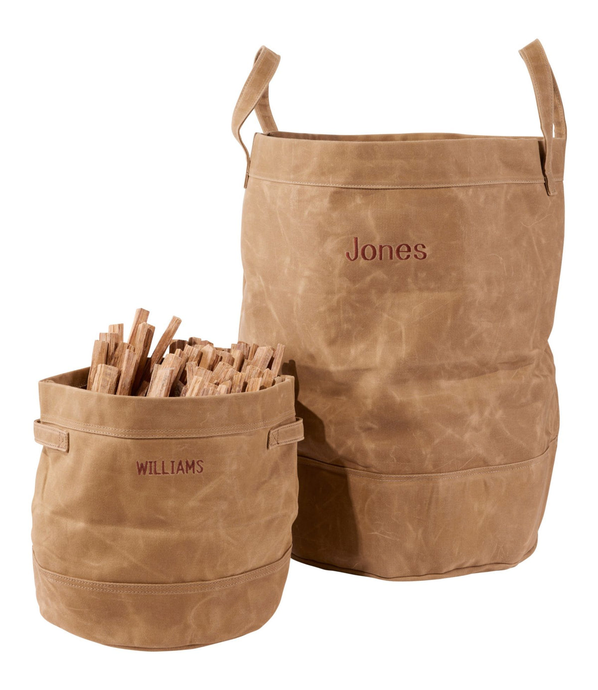 Waxed-Canvas Storage Tote