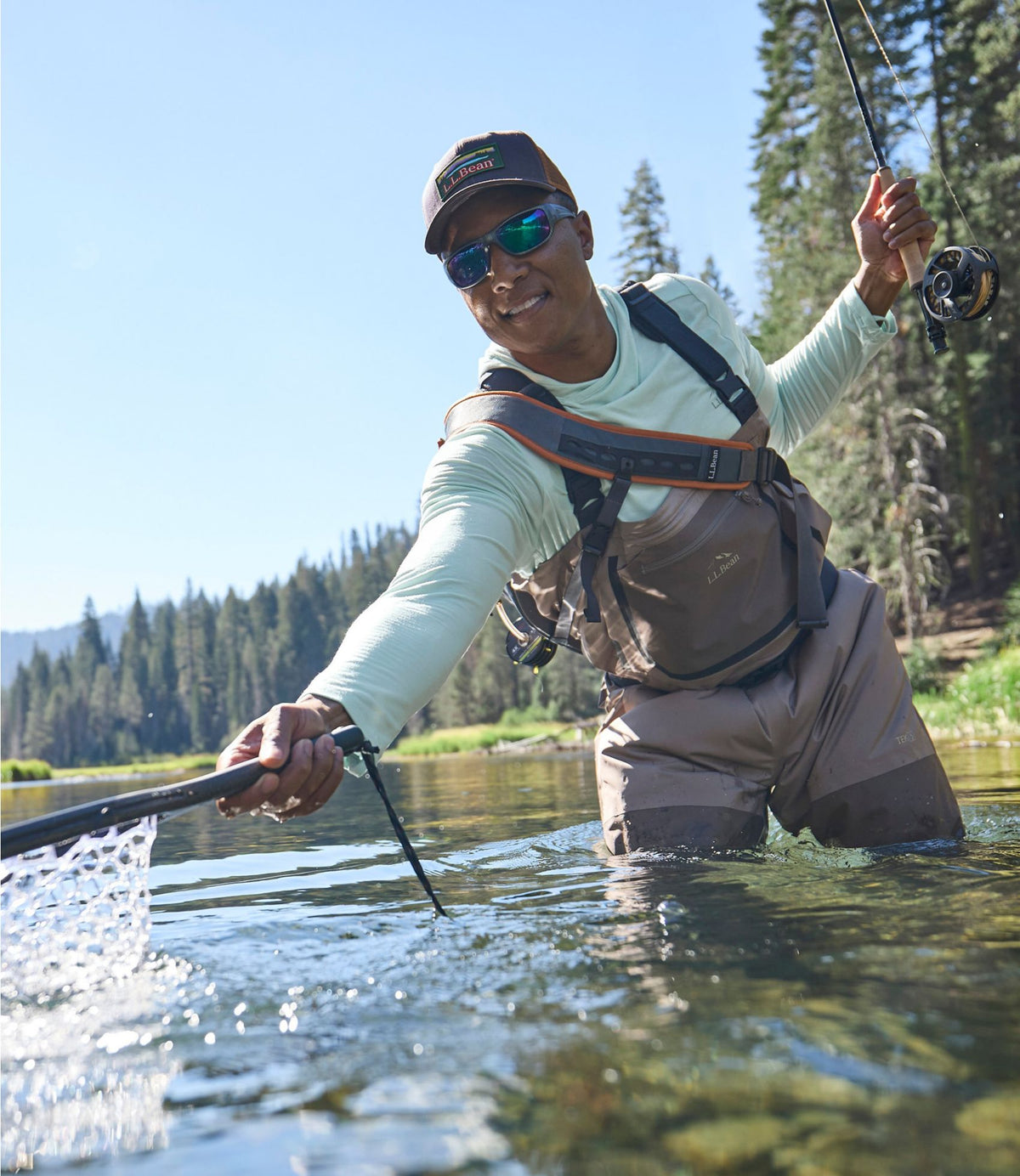 Men's L.L.Bean Rapid River Pro Stockingfoot Waders with Super Seam