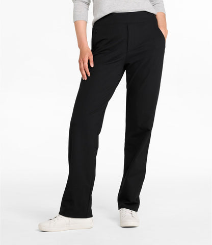 Women's L.L.Bean Go-Anywhere Knit Pants, High-Rise Straight-Leg