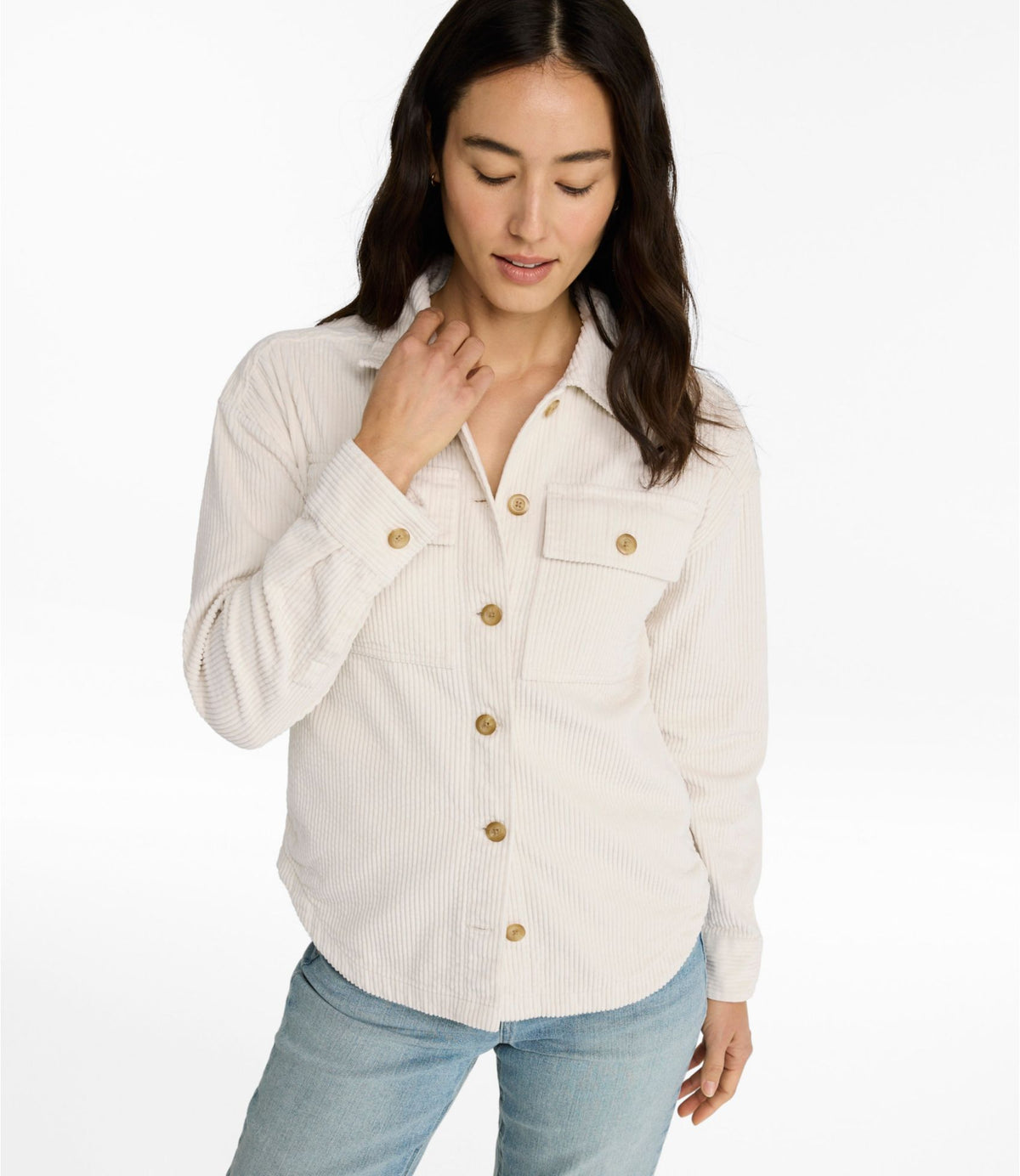 Women's Comfort Corduroy Big Shirt