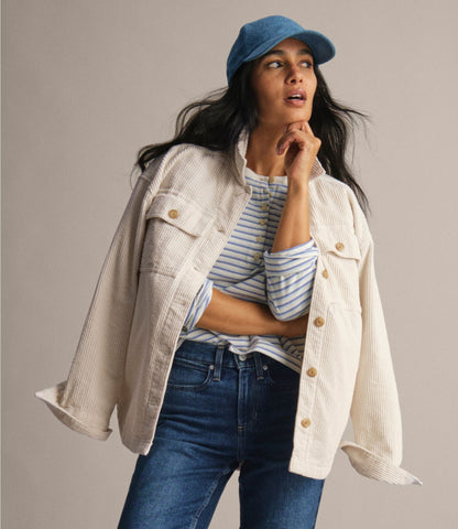 Women's Comfort Corduroy Big Shirt