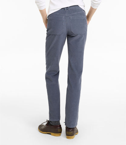 Women's L.L.Bean Go-Anywhere Corduroy Pants, Mid-Rise Ultimate Straight-Leg