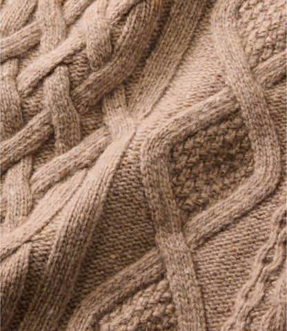 Women's Signature Wool-Blend Fisherman Sweater, Crewneck