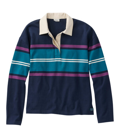 Women's Mountain Classic Rugby, Long-Sleeve Multi-Stripe