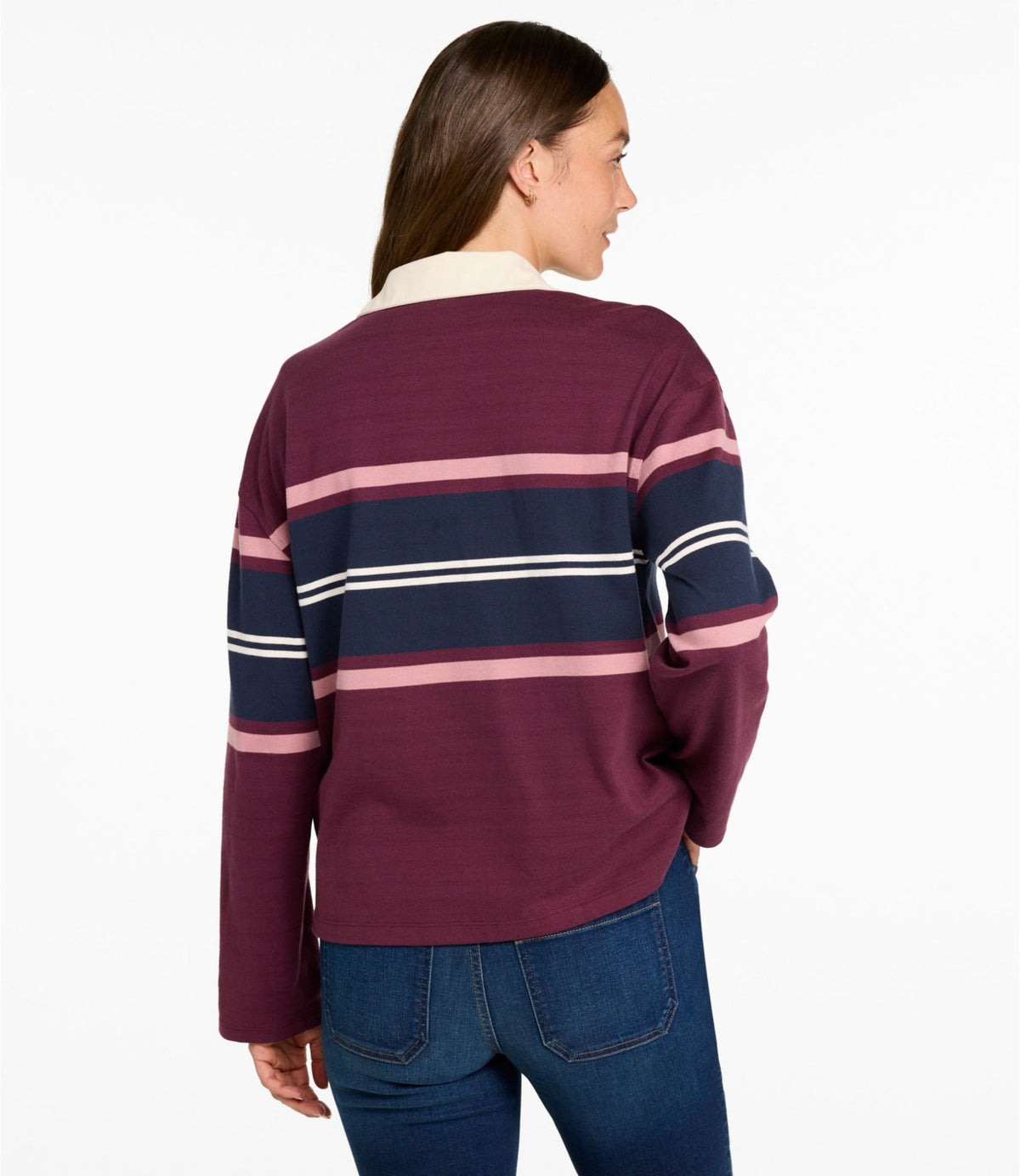 Women's Mountain Classic Rugby, Long-Sleeve Multi-Stripe