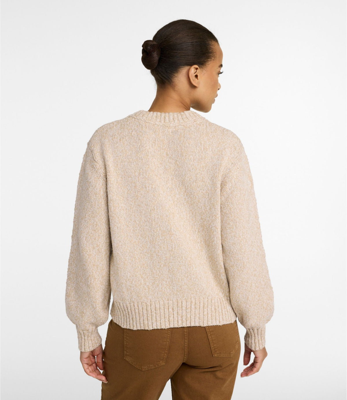 Women's Cotton Ragg Sweater, Relaxed Crewneck