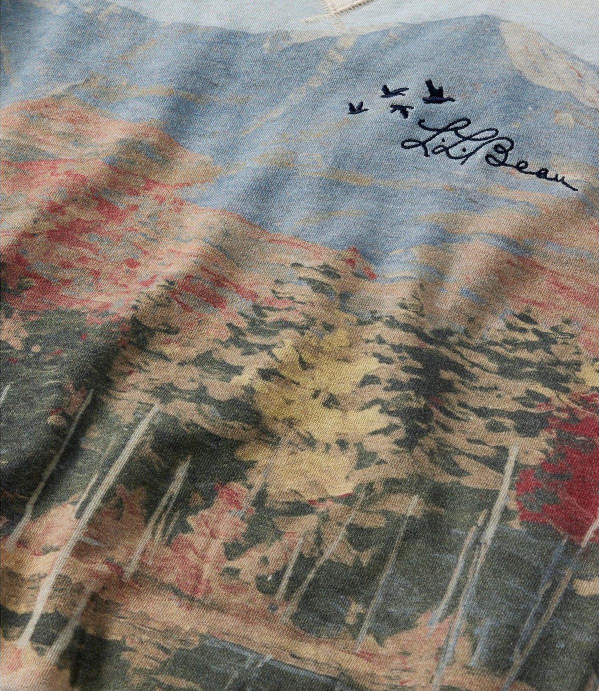Women's Signature Camp Sweatshirt, Crewneck Print