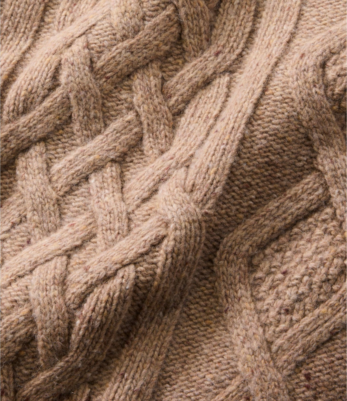 Women's Signature Wool-Blend Fisherman Sweater, Cardigan