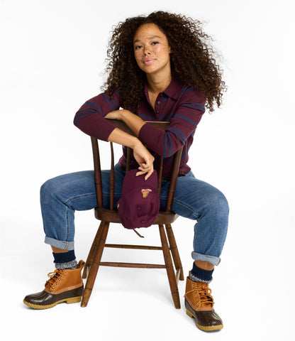 Women's Essential Merino Wool Sweater, Polo Stripe