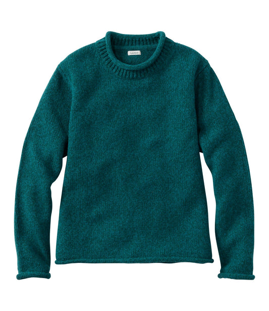 Women's Bean's Classic Ragg Wool Sweater, Rollneck