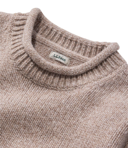 Women's Bean's Classic Ragg Wool Sweater, Rollneck
