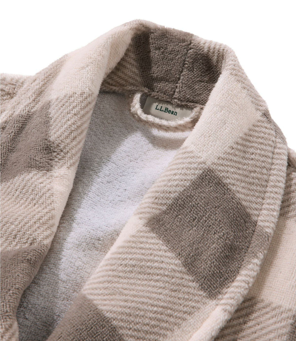 Women's Soft Plush Terry Robe, Plaid