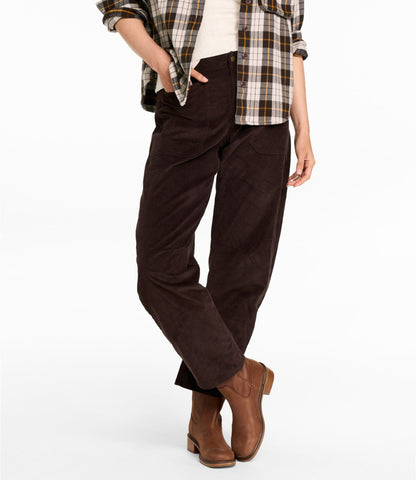 Women's Signature 1912 Premium Corduroy Pants, High-Rise Barrel Ankle