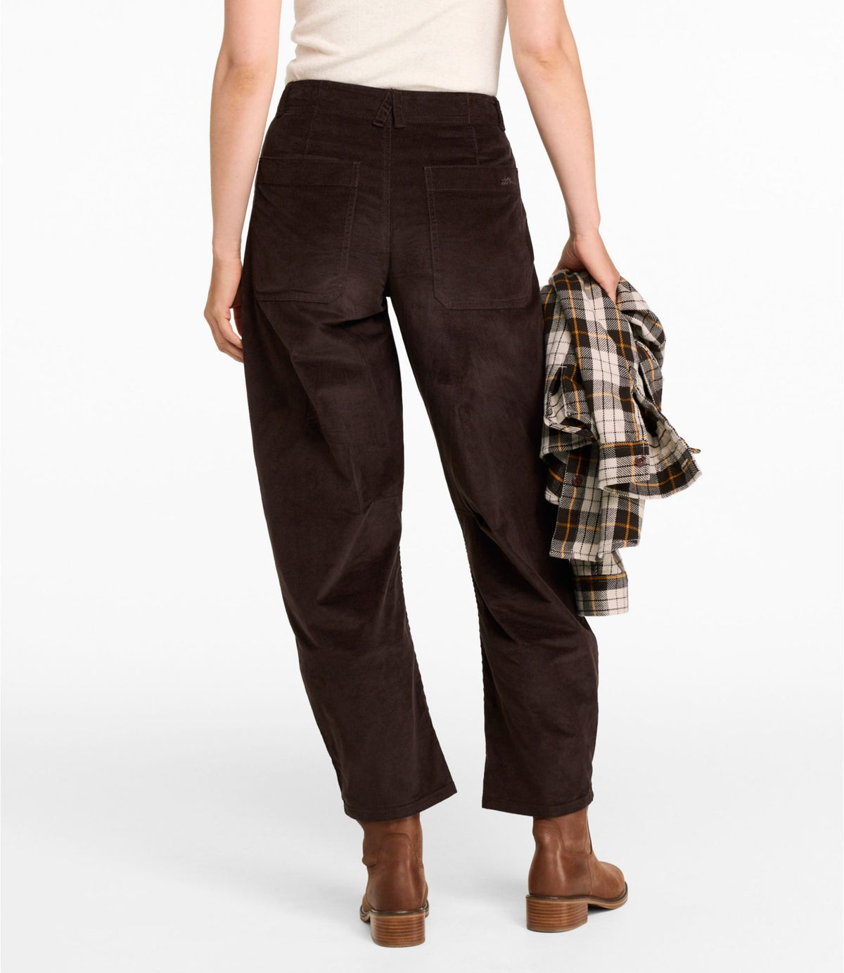 Women's Signature 1912 Premium Corduroy Pants, High-Rise Barrel Ankle