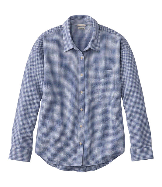 Women's Sunwashed Textured Big Shirt