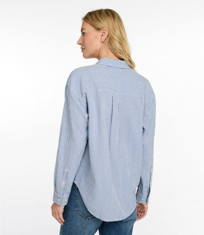 Women's Sunwashed Textured Big Shirt