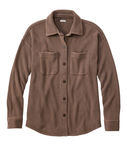 Women's Sunwashed Waffle Big Shirt