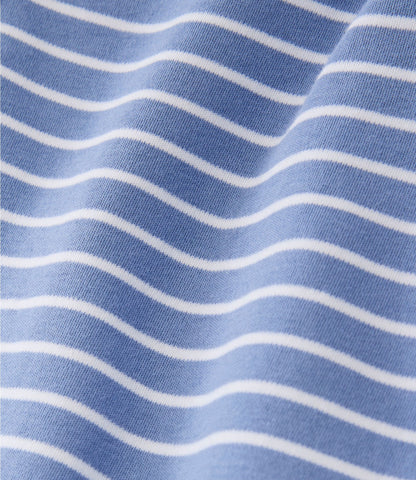 Women's L.L.Bean Tee, Long-Sleeve Splitneck Stripe