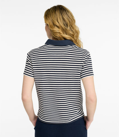 Women's Casco Bay Polo, Short-Sleeve Stripe