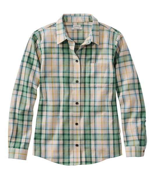 Women's Scotch Plaid Flannel Shirt, Relaxed