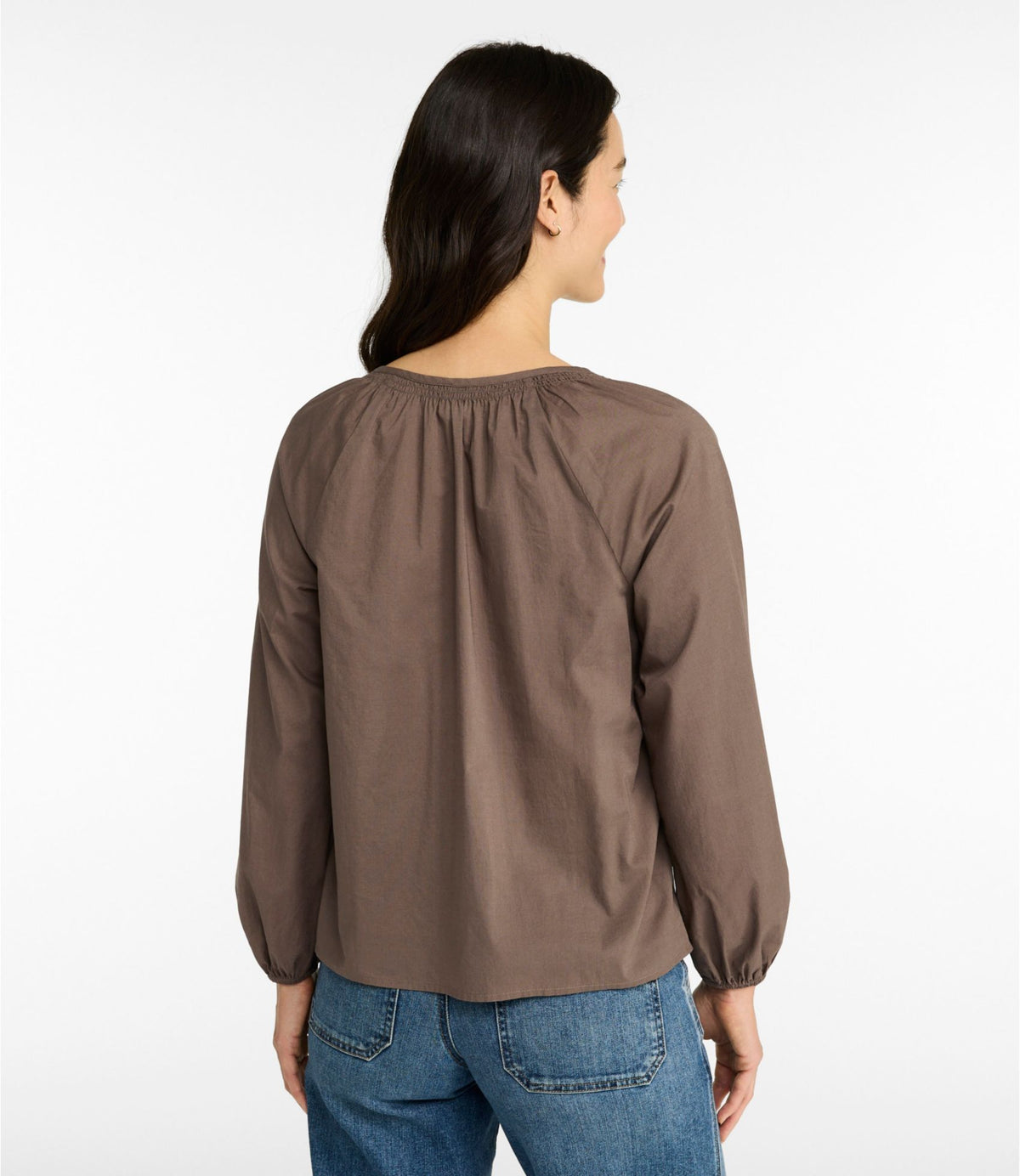 Women's Whisperweight Poplin Shirt, Long-Sleeve
