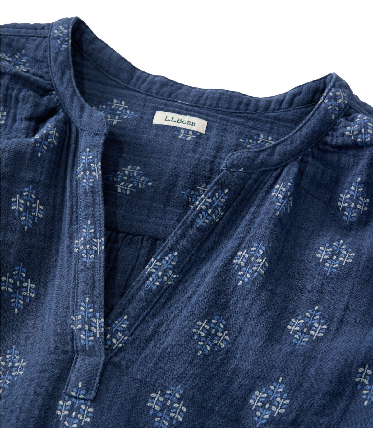 Women's Cloud Gauze Shirt, Splitneck Popover