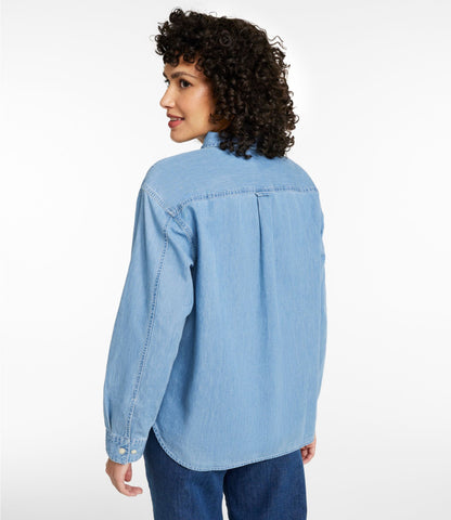 Women's L.L.Bean Denim Boyfriend Shirt