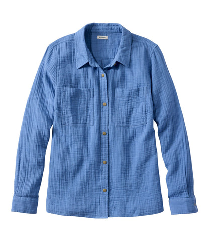 Women's Cloud Gauze Shirt, Long-Sleeve