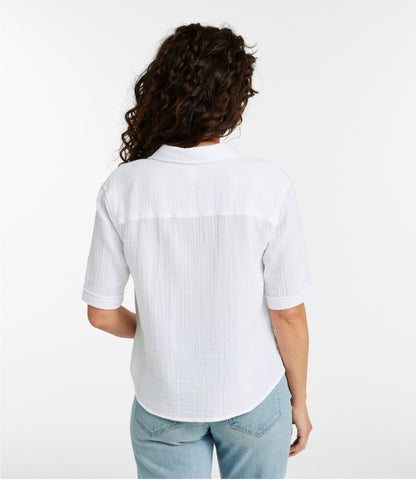 Women's Cloud Gauze Shirt, Polo