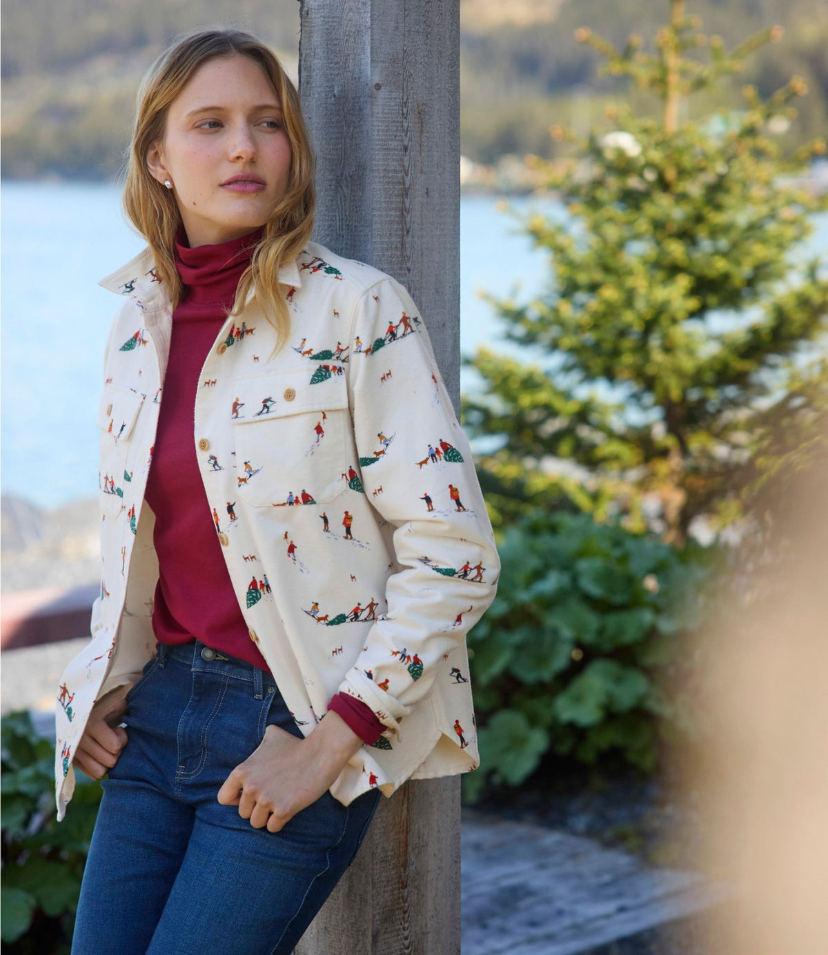 Women's Vintage Chamois Shirt Novelty