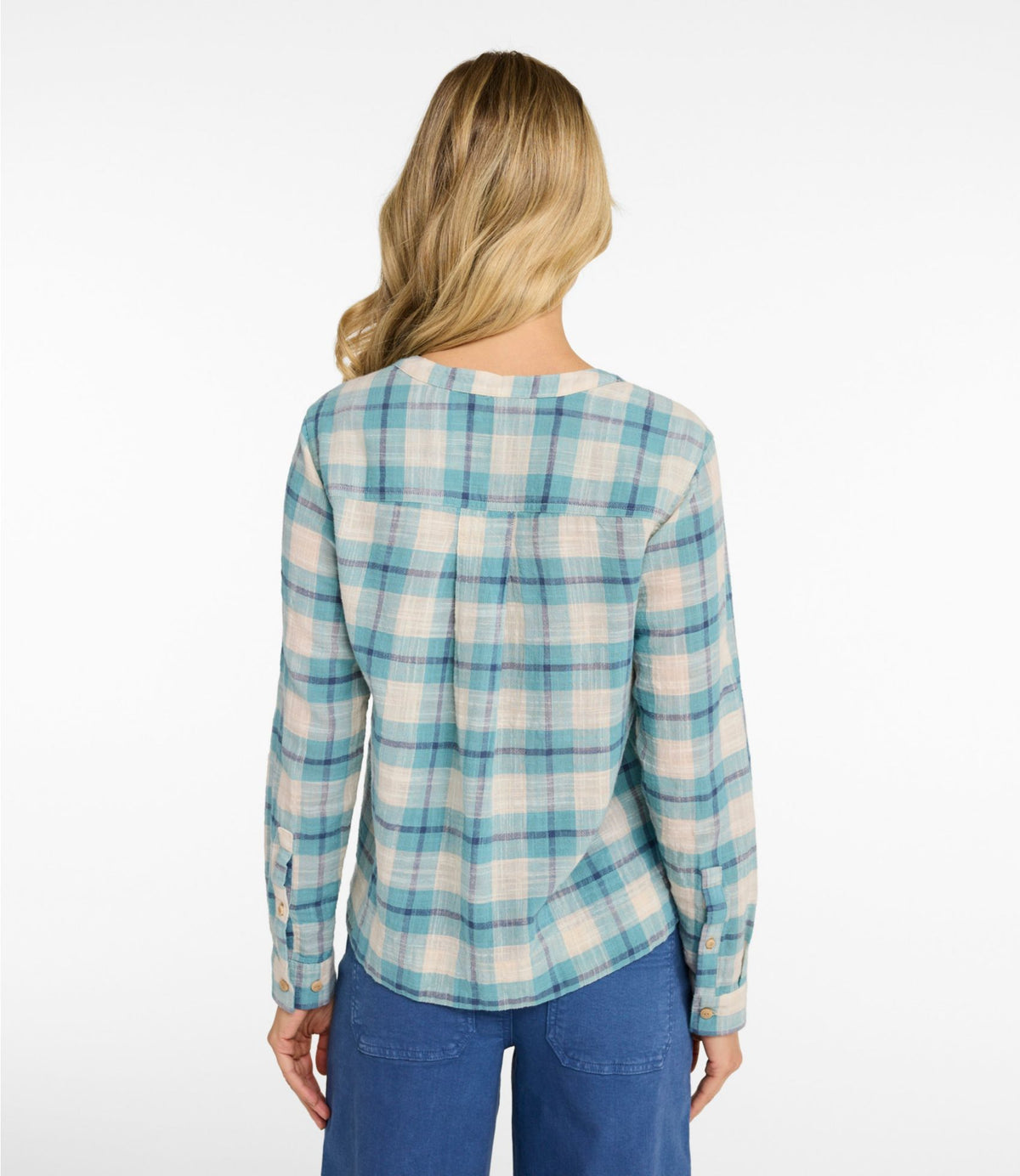 Women's L.L.Bean Day Breeze Shirt, Long-Sleeve Collarless