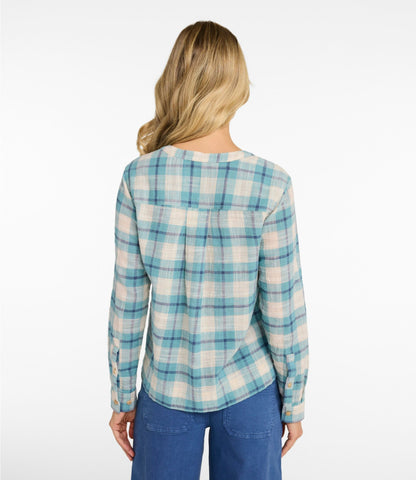 Women's L.L.Bean Day Breeze Shirt, Long-Sleeve Collarless