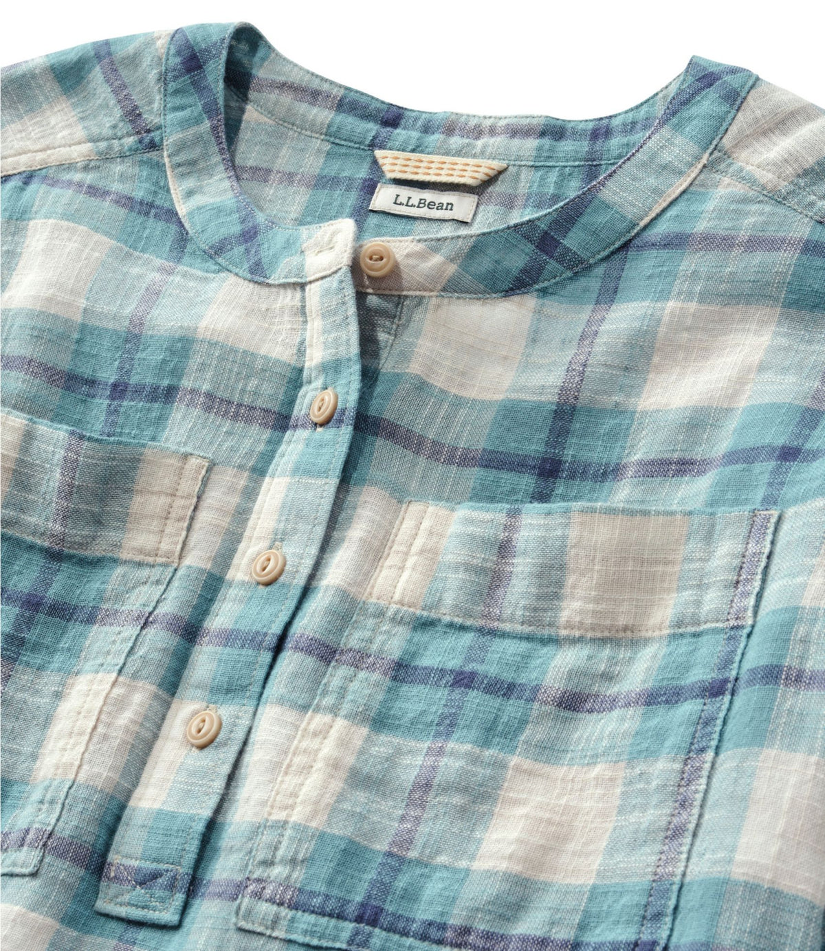 Women's L.L.Bean Day Breeze Shirt, Long-Sleeve Collarless