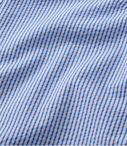 Women's Vacationland Seersucker Shirt, Long-Sleeve