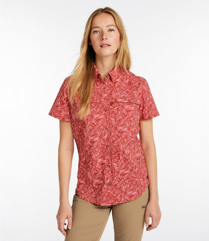 Women's Tropicwear Shirt, Short-Sleeve Print