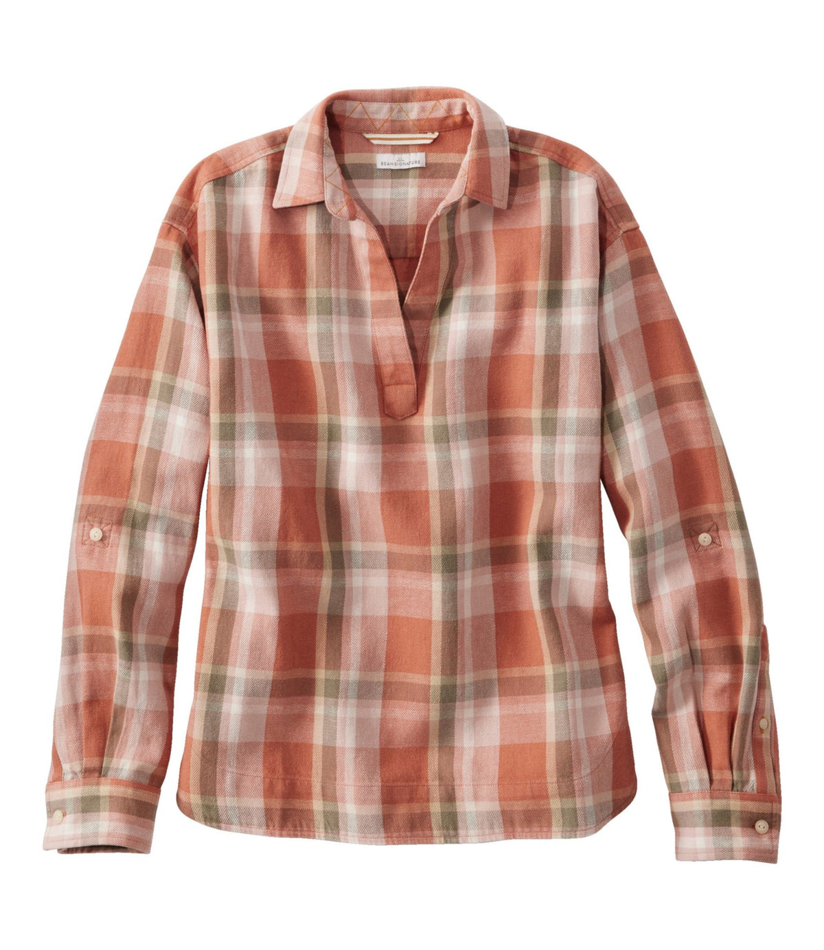 Women's Signature Relaxed Hemp-Blend Popover Shirt