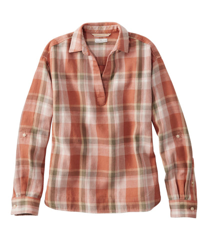 Women's Signature Relaxed Hemp-Blend Popover Shirt